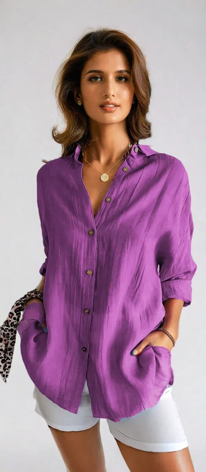 Itemania Timeless Chic Women's Elegant Blouse