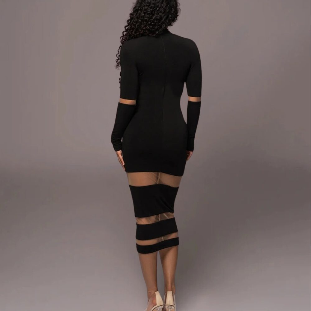 Itemania Versatile White Bodycon Dress for Women