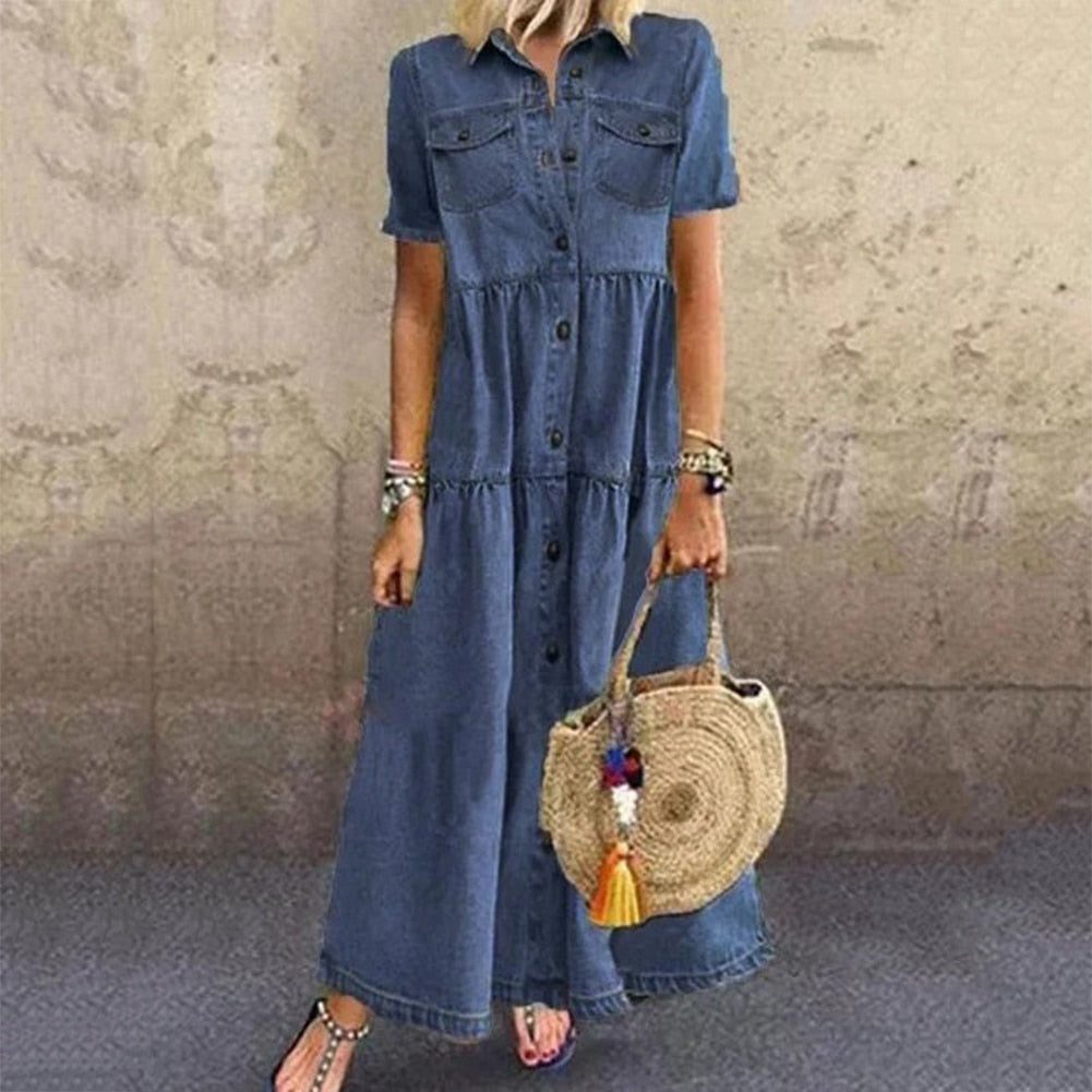 Itemania Denim Casual Dress