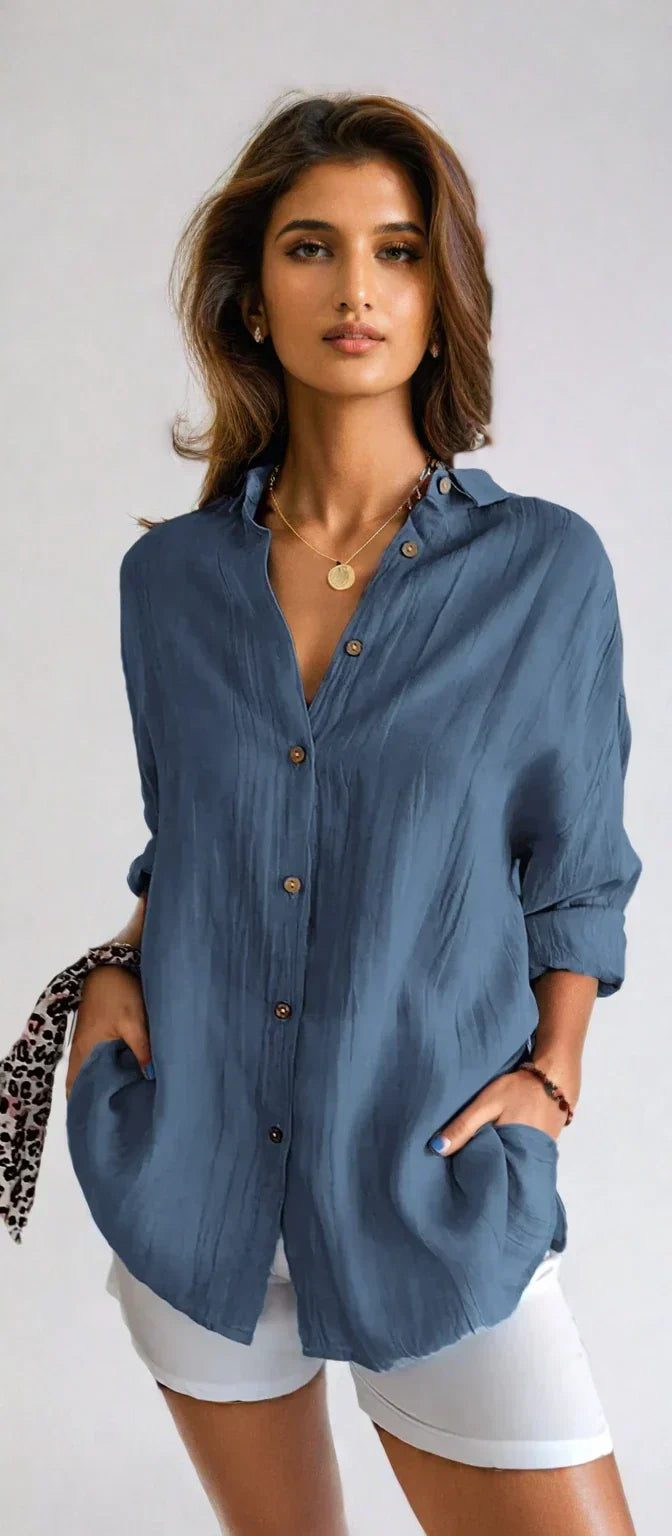 Itemania Timeless Chic Women's Elegant Blouse