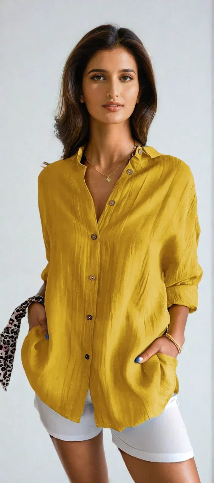 Itemania Timeless Chic Women's Elegant Blouse