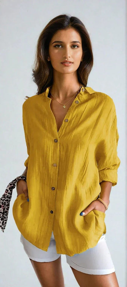 Itemania Timeless Chic Women's Elegant Blouse