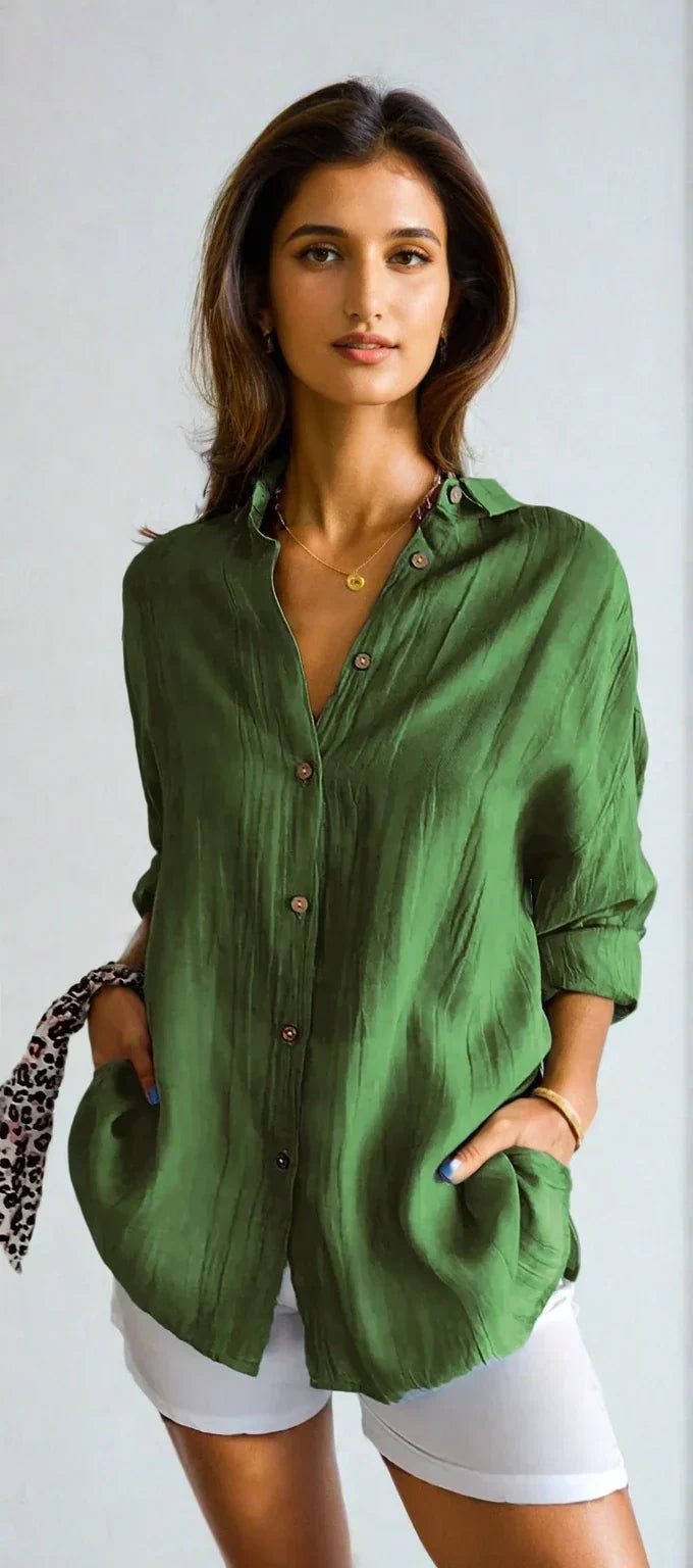 Itemania Timeless Chic Women's Elegant Blouse